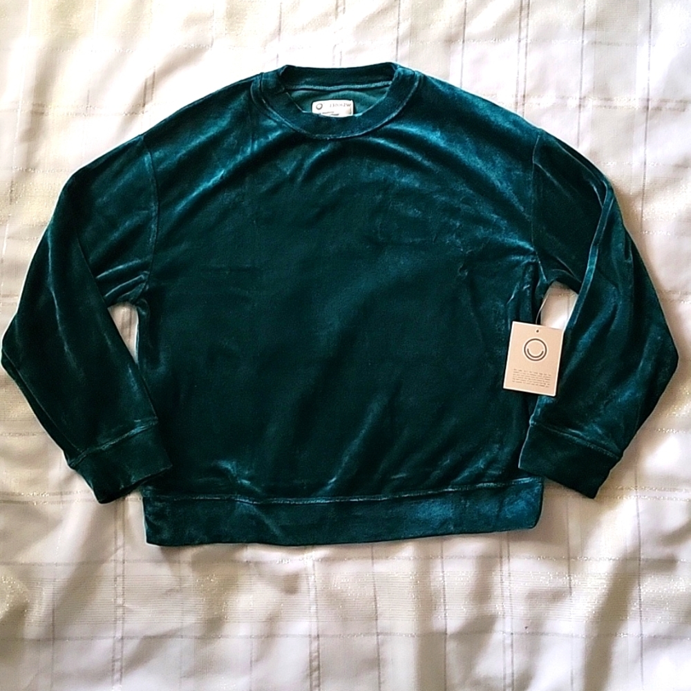 For Days Velour Sweater